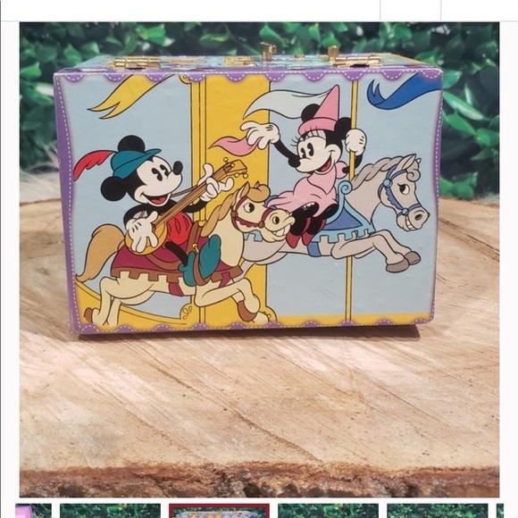 Vintage Musical Mickey & Co. Jewelry Box. - Picture 1 of 11
